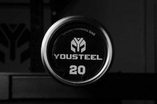 Гриф для штанги YouSteel XF-20 20кг чёрный