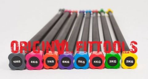 Бодибар Original Fit.Tools FT-BDB-4 4 кг красный наконечник