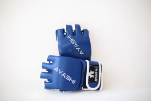 Перчатки MMA натуральная кожа Ayashi