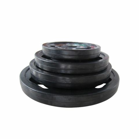 Диск обрезиненный с хватами 10 кг OKPRO OK2009E