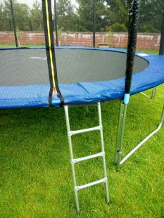 Батут Atlas Sport 435 см (14ft) PRO (усиленные опоры) BLUE