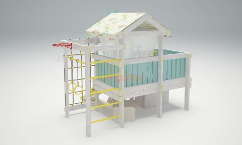 Игровой комплекс Савушка Baby 3 голубой