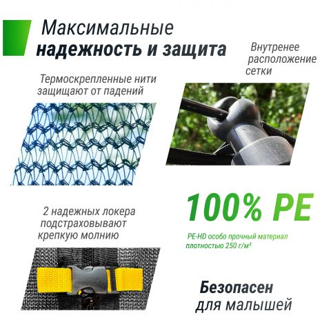 Батут UNIX Line SUPREME BASIC 12 ft