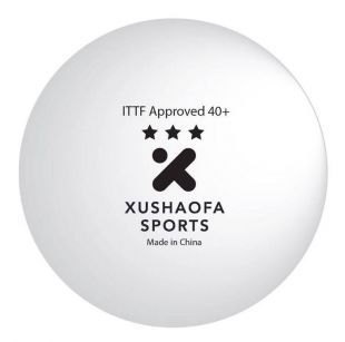 Пластиковые мячи Xushaofa Club 6 шт. (белый)