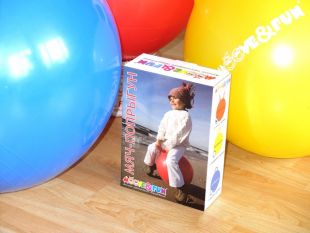 Мяч-попрыгун с квадратной ручкой Moove&Fun MF-HPB-45-02 (диаметр 45 см)